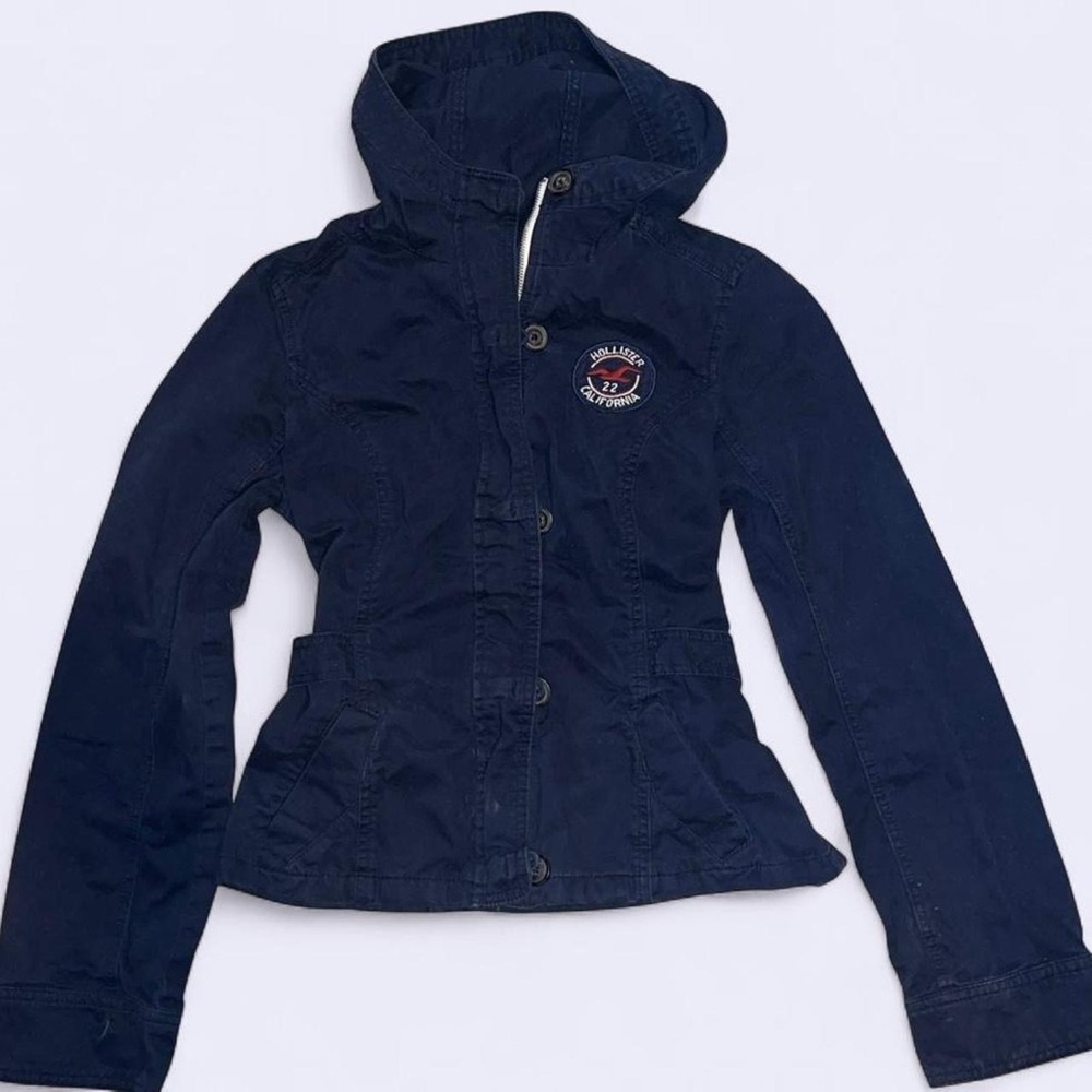 Hollister Dark Blue Utility Jacket
